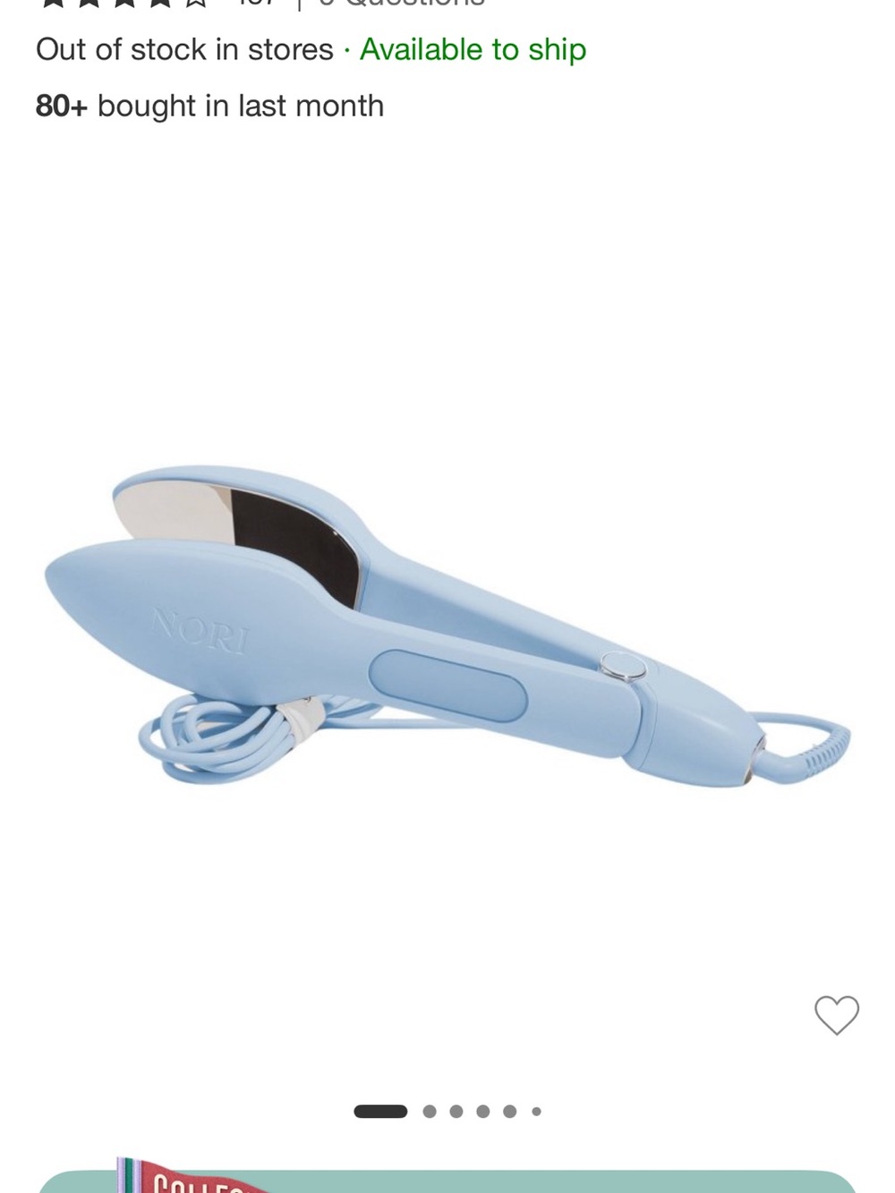 NOR Light Blue Wired VR Accessory Clamp